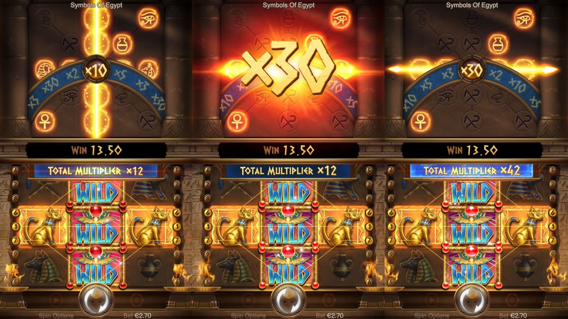 fitur slot Symbols of Egypt