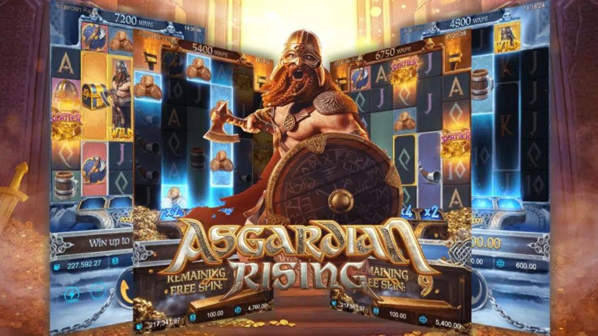 fitur slot asgardian rising
