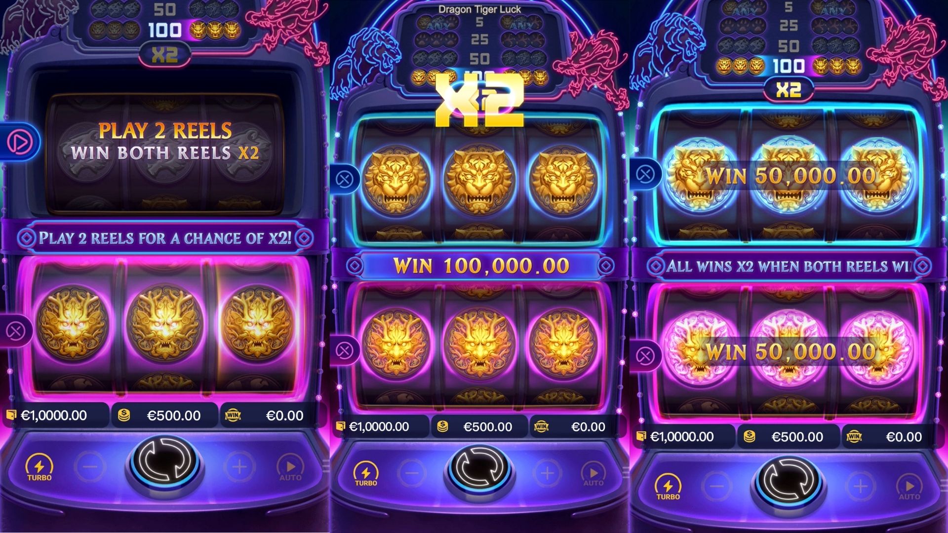 fitur slot dragon tiger luck