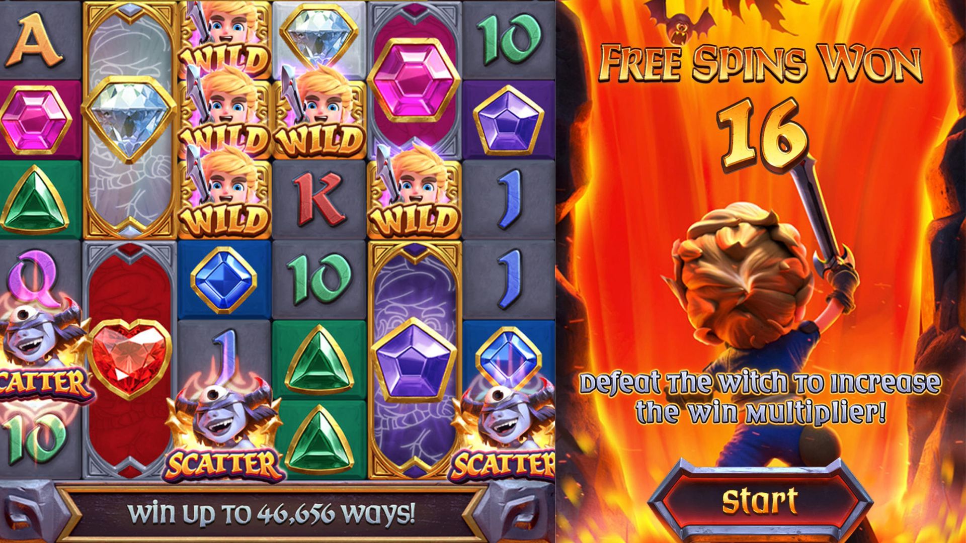 fitur slot gem saviour conquest
