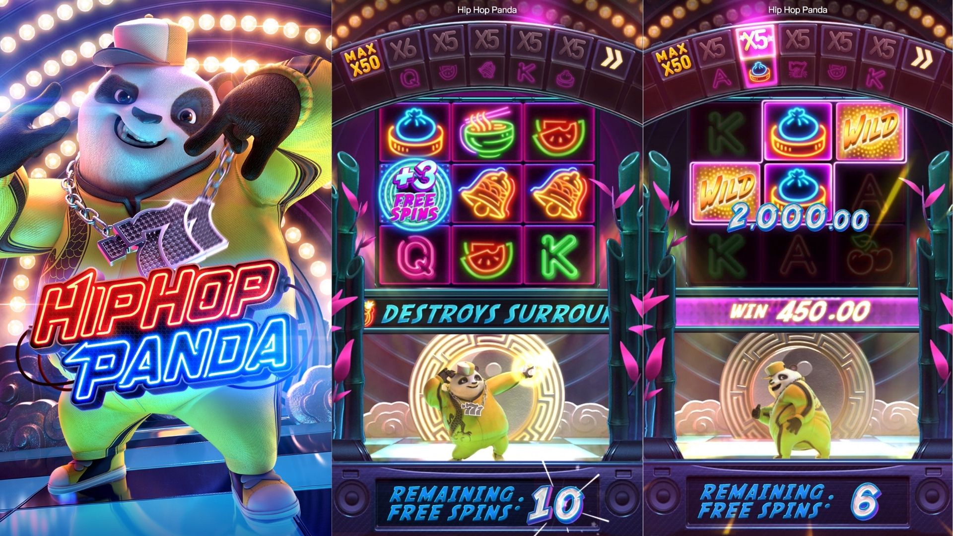 fitur slot hip hop panda