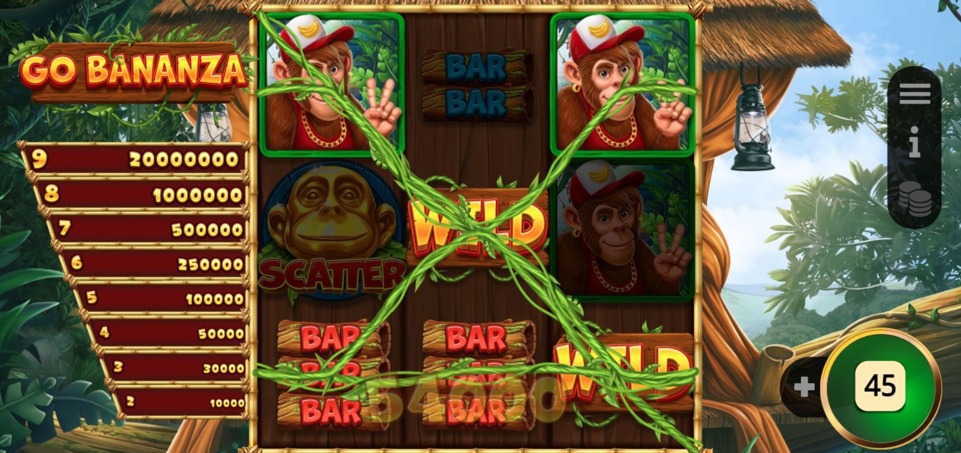 Kemenangan slot go bonanza
