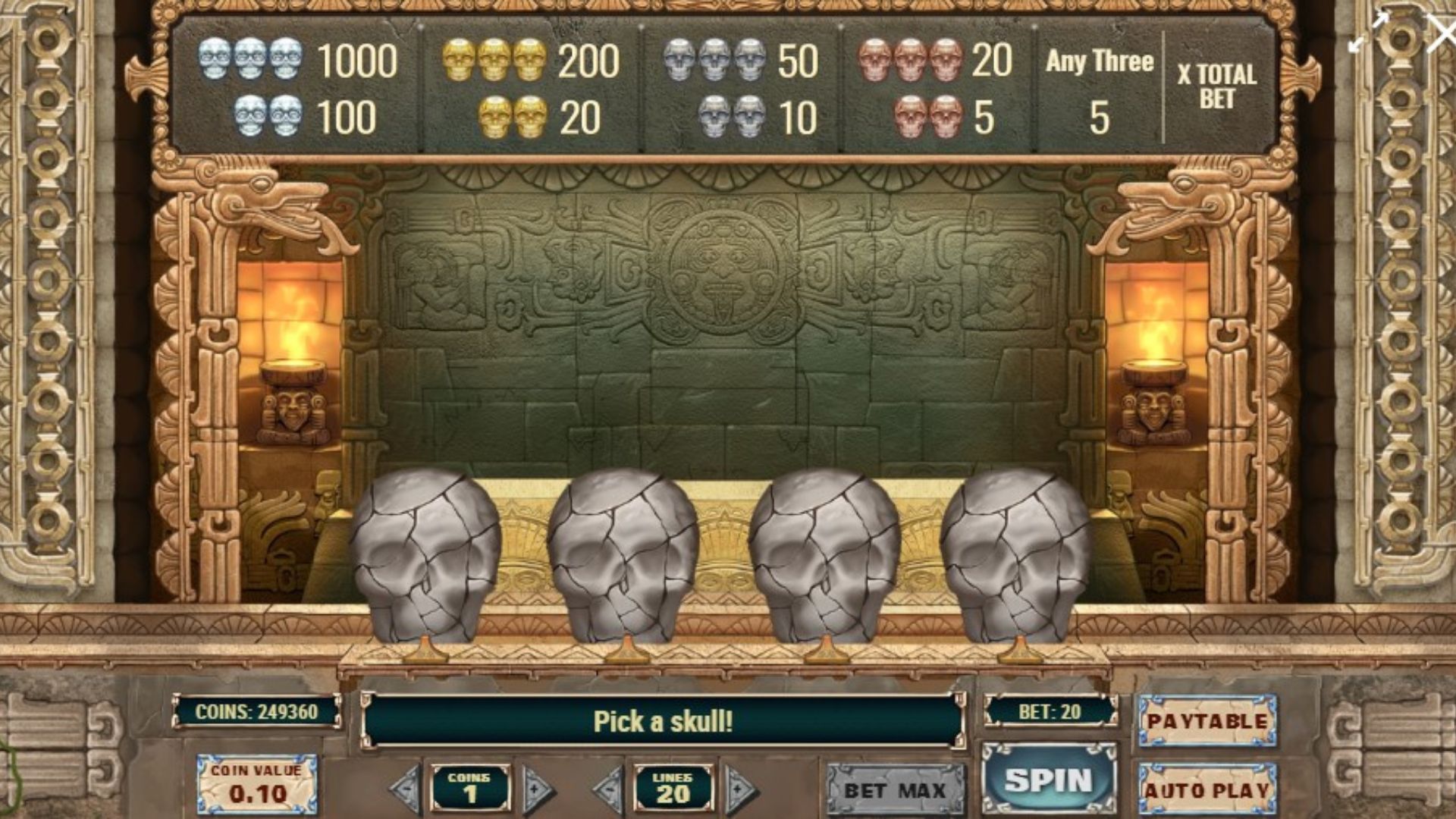 bonus aztec warrior princess