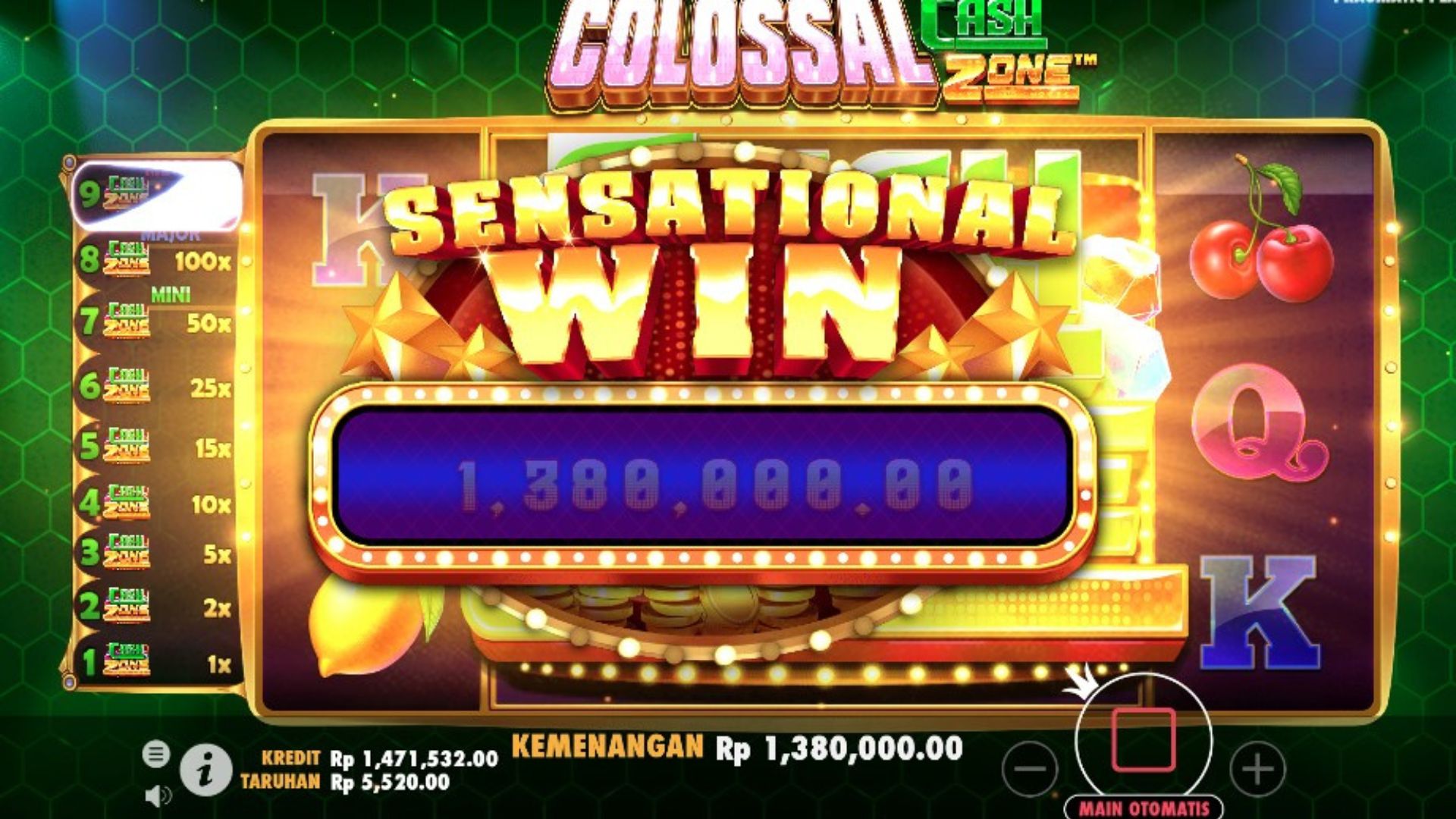 bonus colossal cash zone