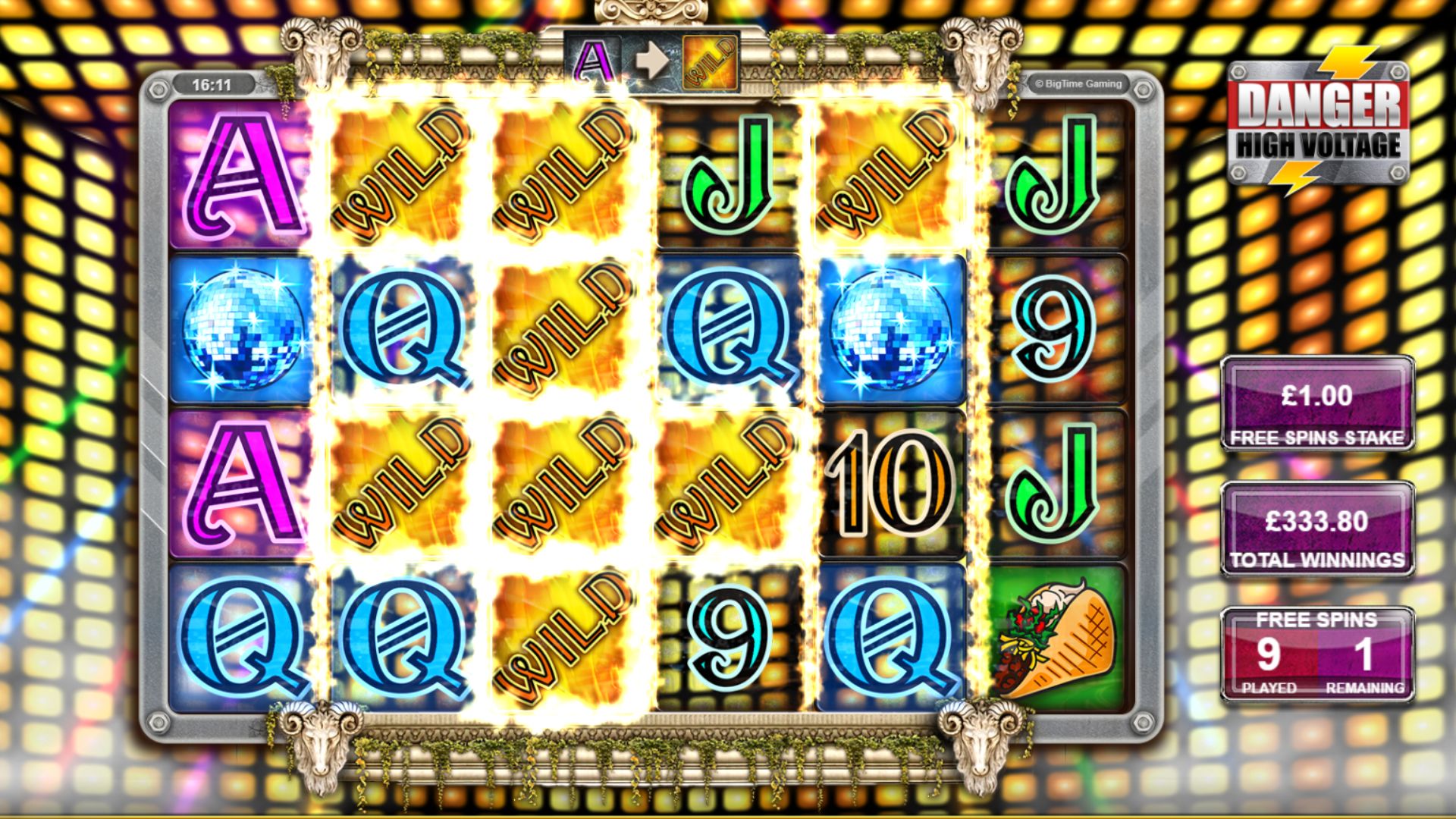 bonus freespin game danger high voltage