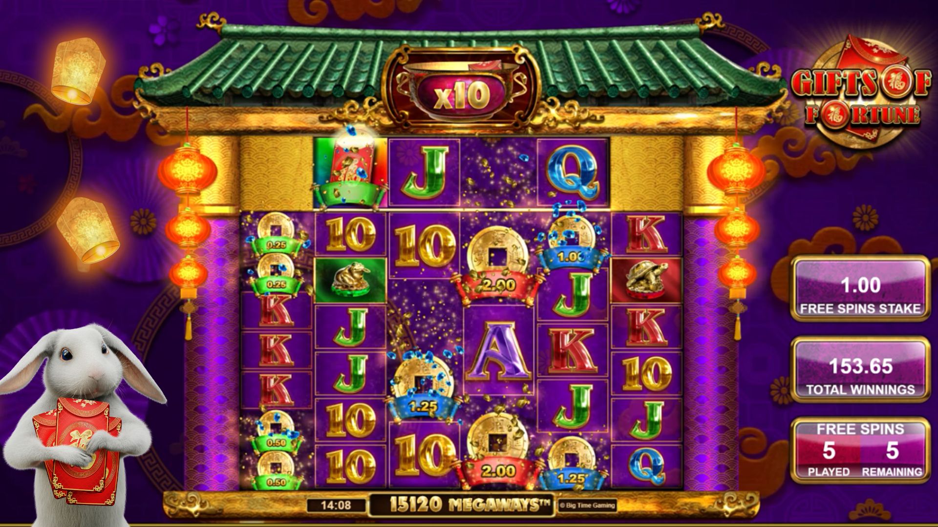 bonus freespin game gifts of fortune