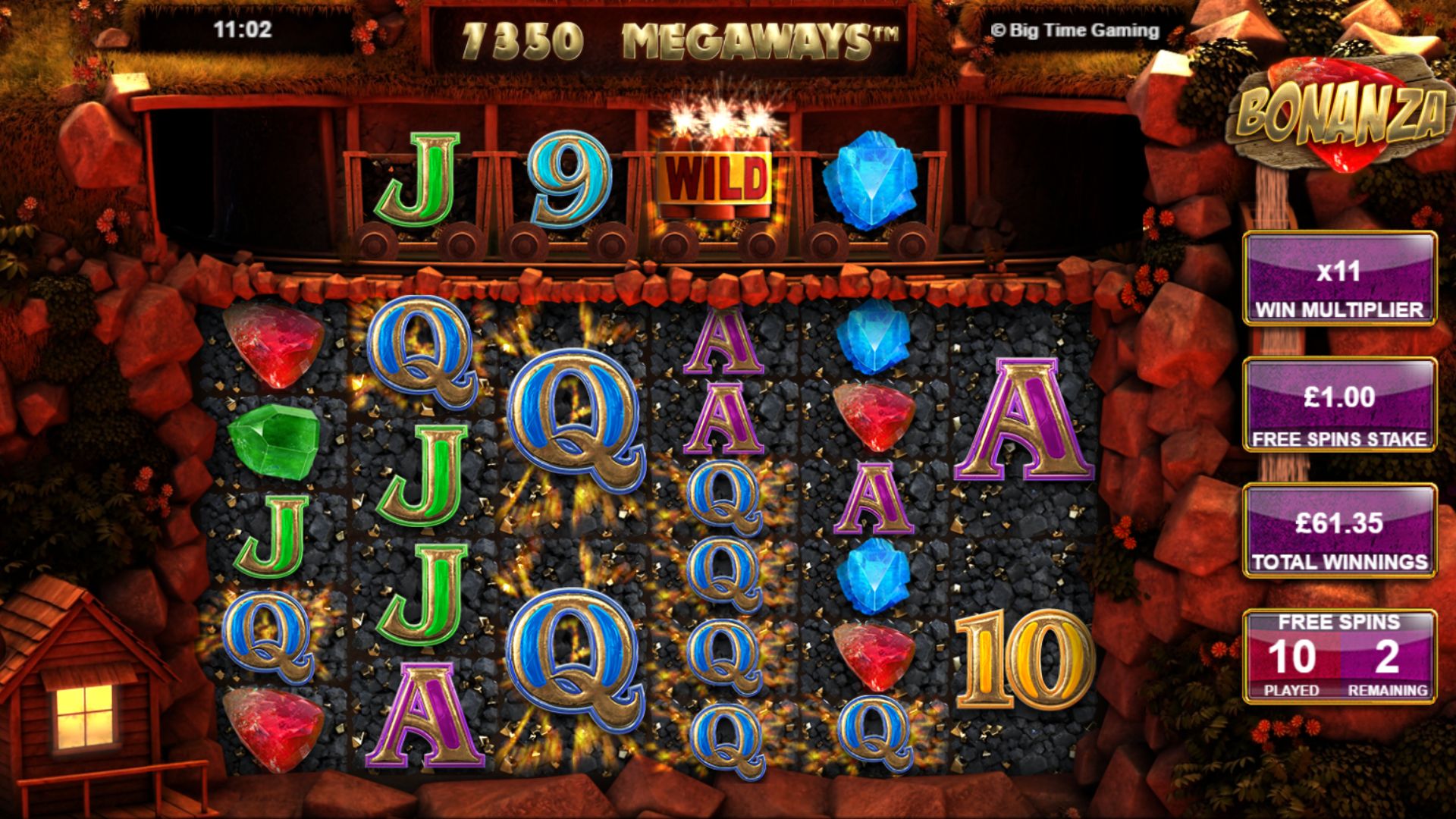 bonus freespin slot bonanza megaways