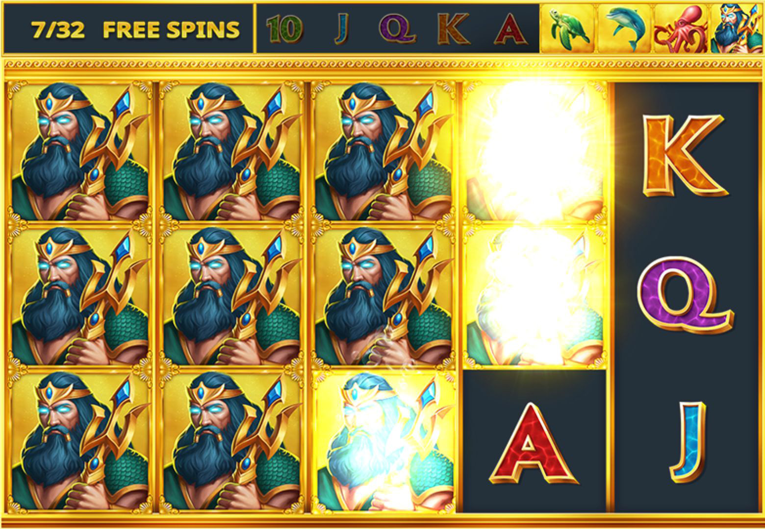 bonus freespin slot book of poseidon