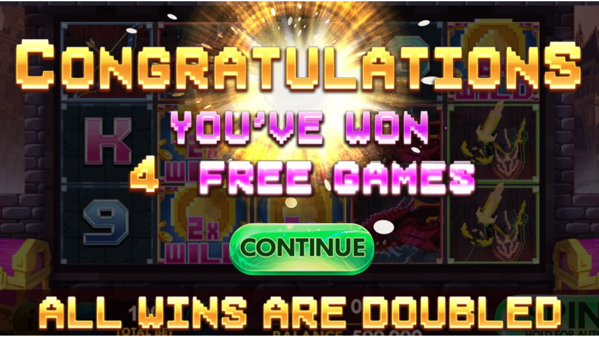 bonus freespin slot dragons treasure