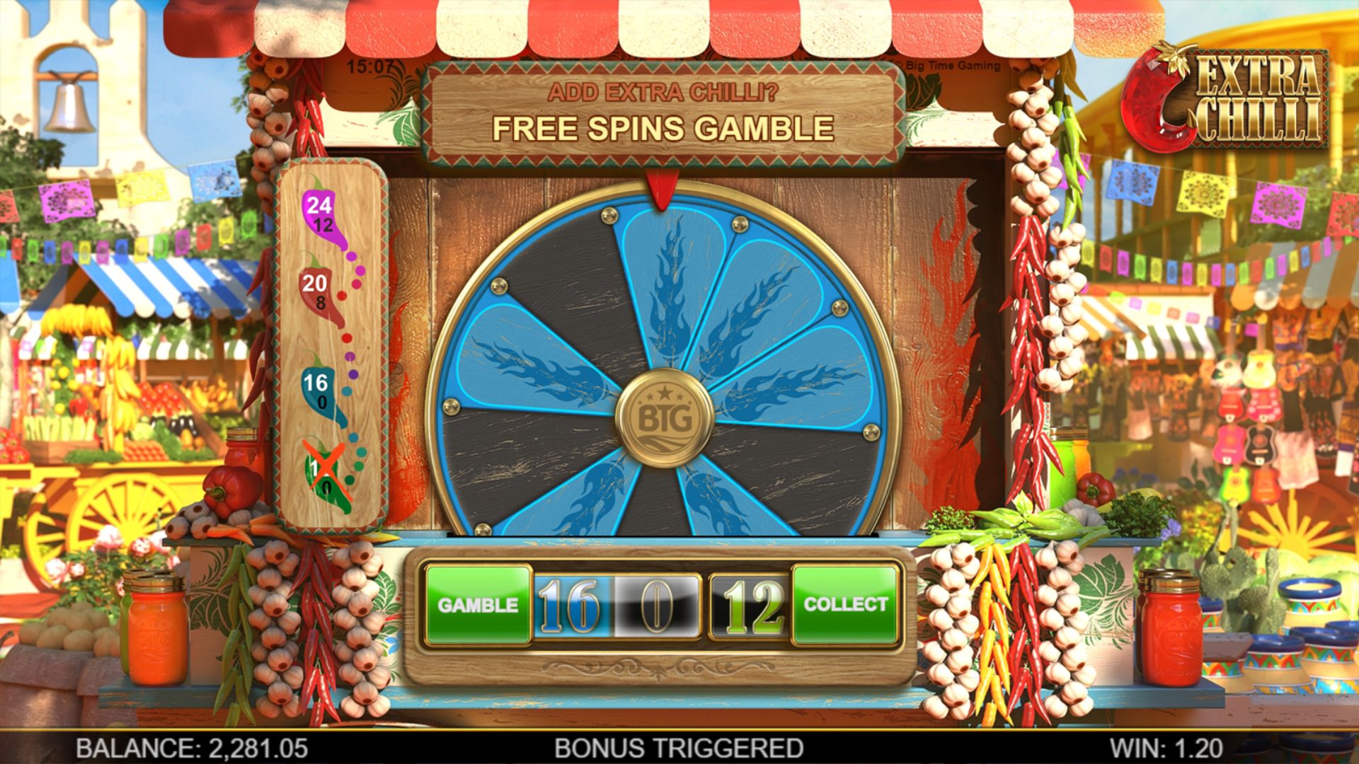 bonus freespin slot extra chilli megaways