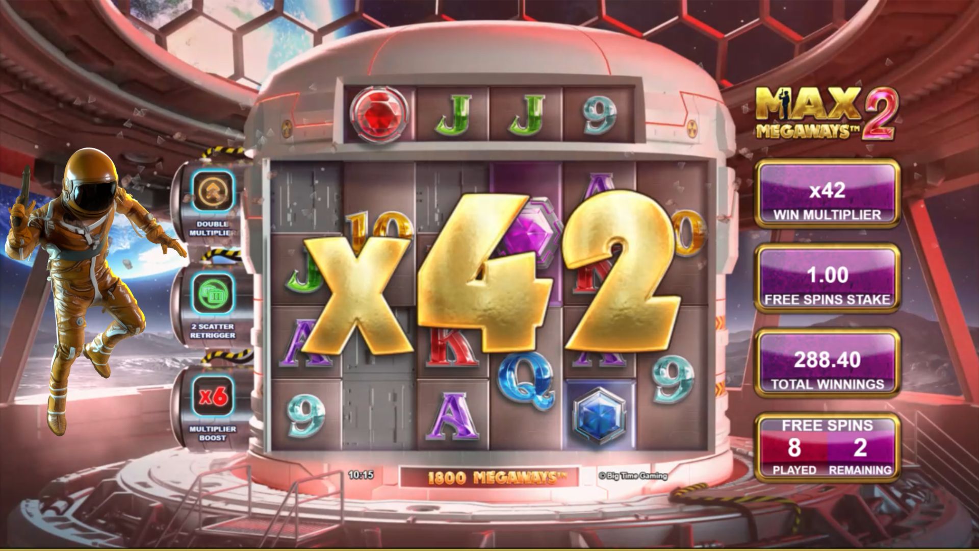 bonus freespin slot max megaways 2
