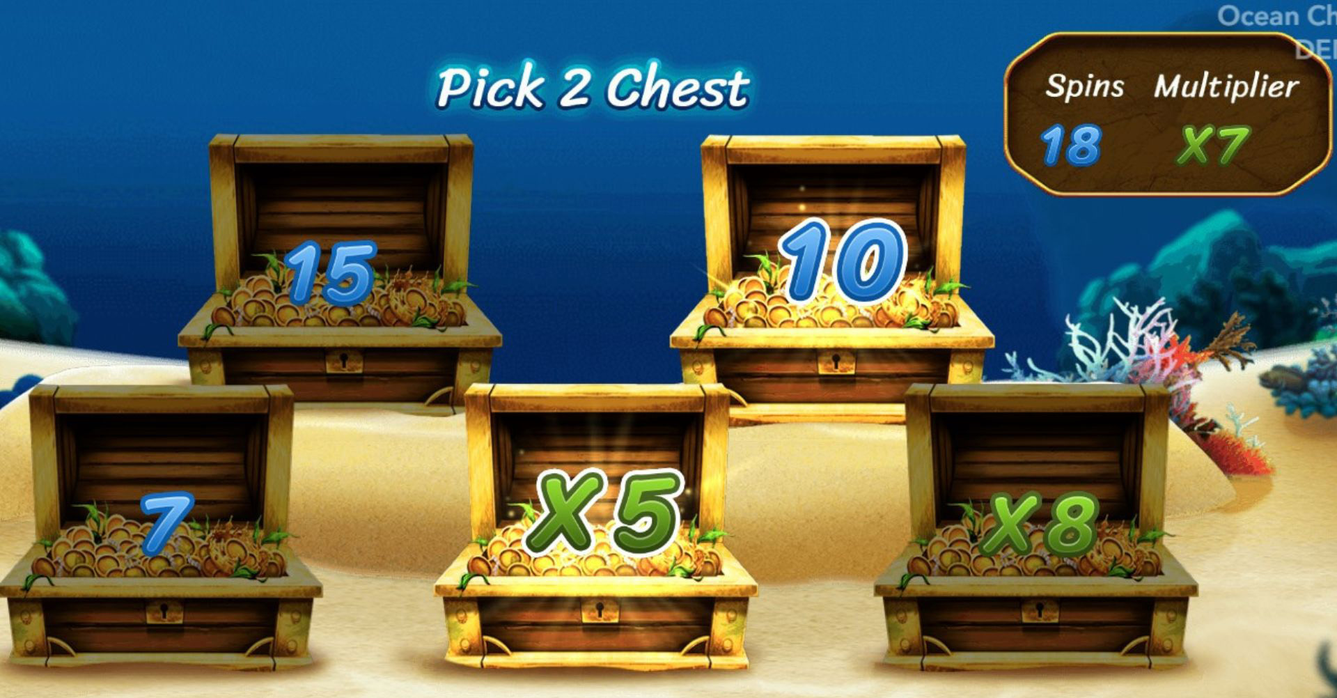 bonus freespin slot ocean chest