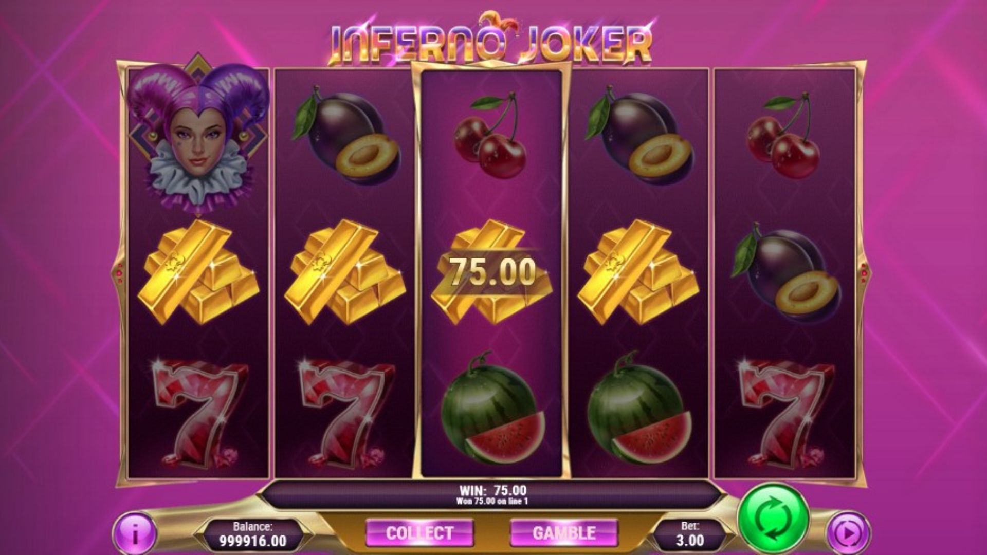 bonus inferno joker