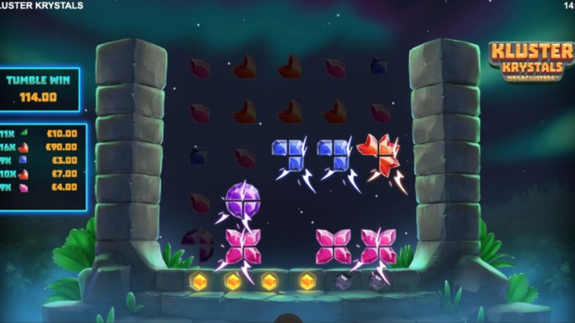 bonus kluster krystals megaclusters