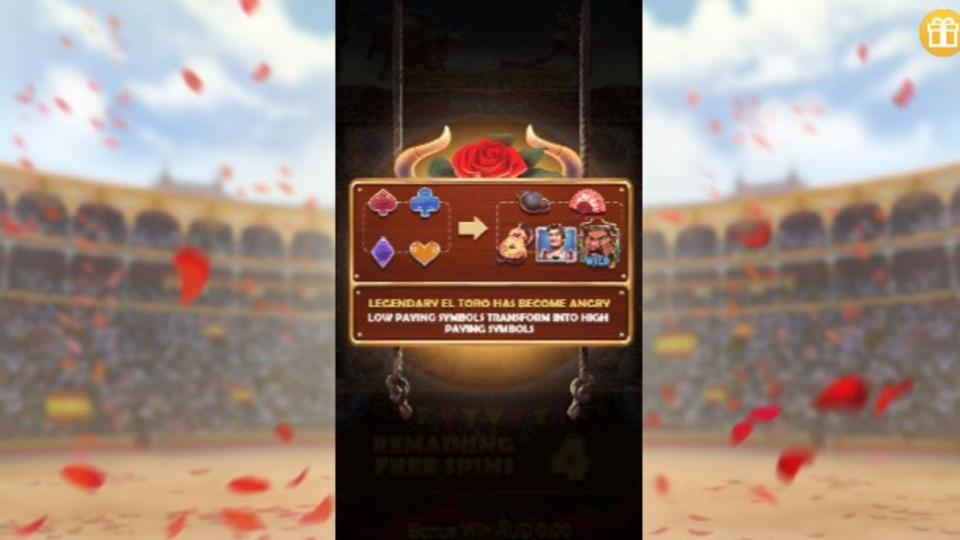 bonus legendary el toro