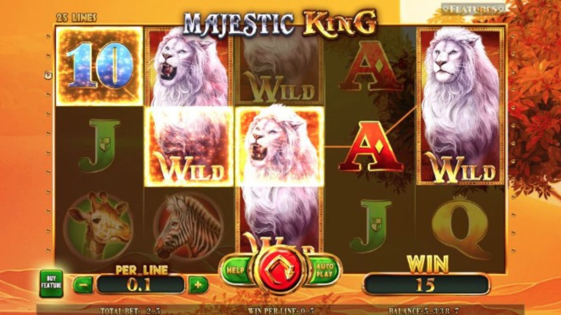 bonus majestic king