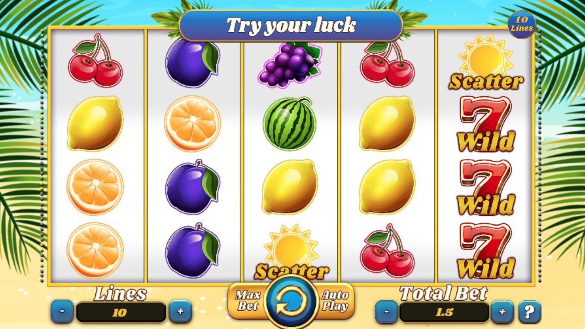 fitur 100 juicy fruits
