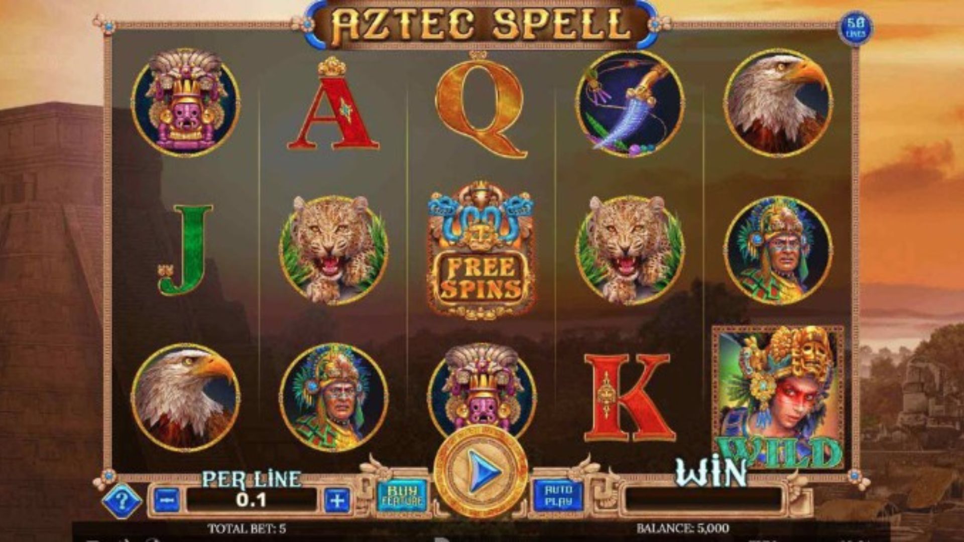 fitur aztec spell