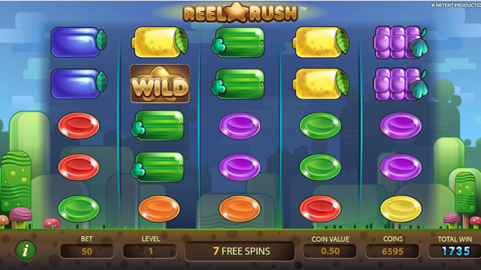 fitur bonus freespin slot reel rush