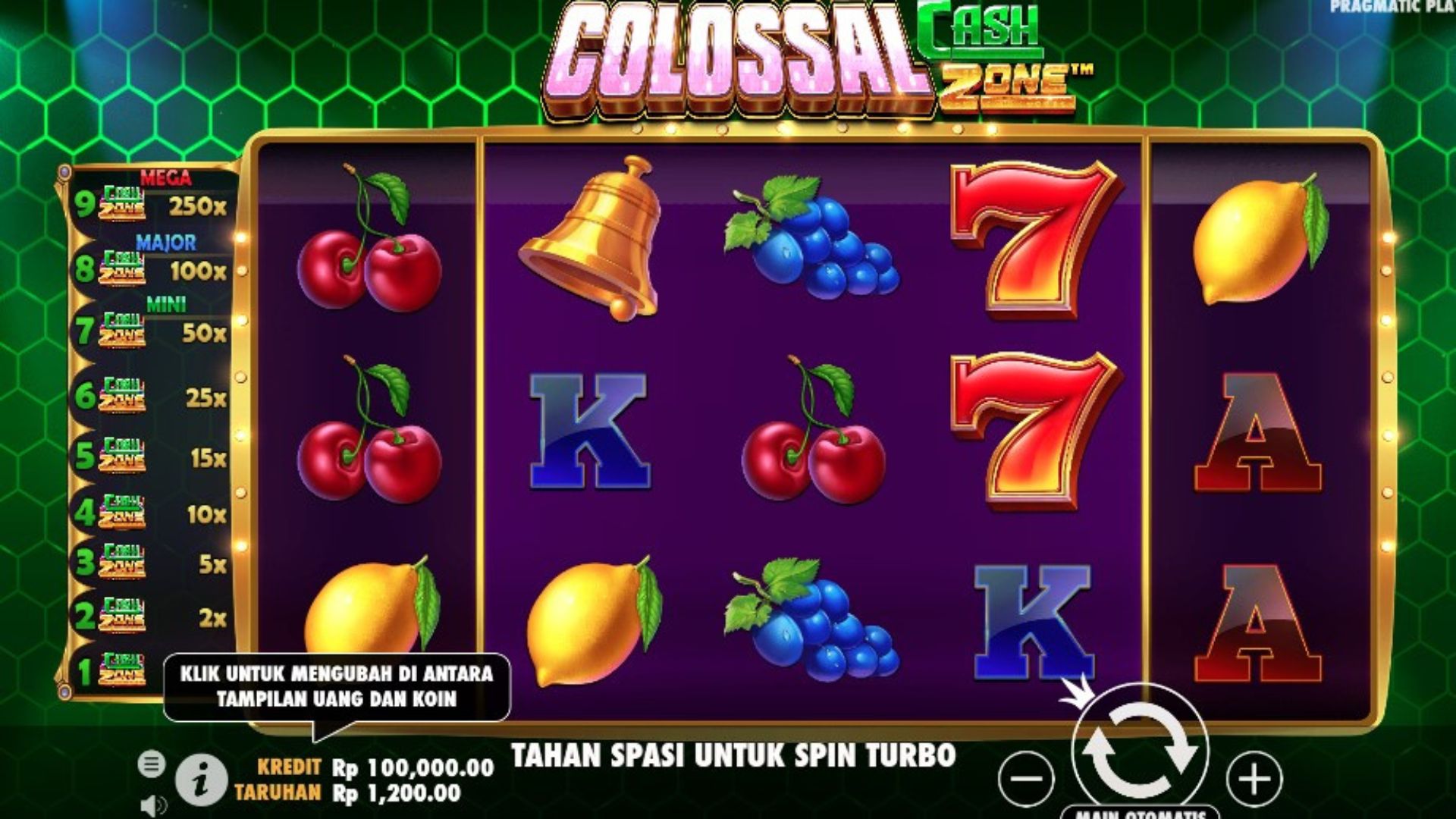 fitur colossal cash zone