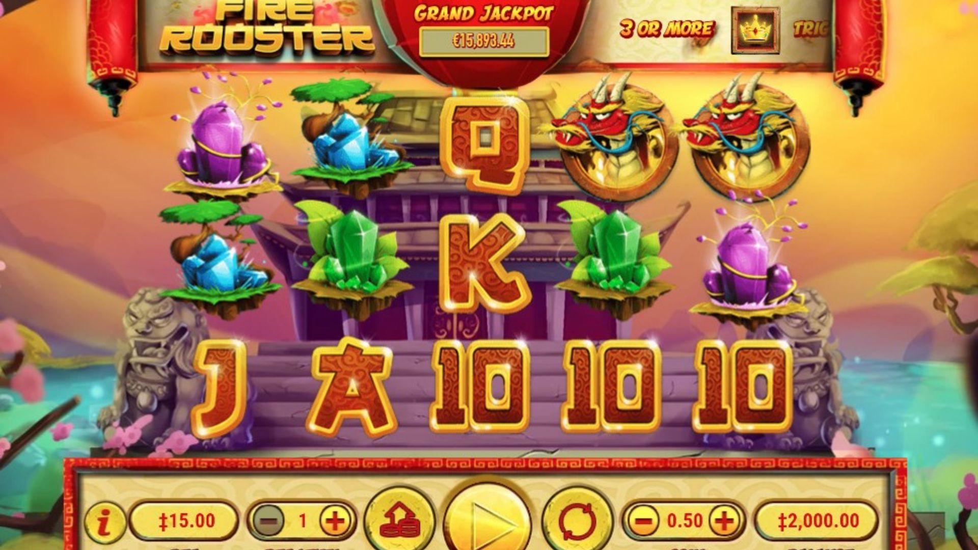 fitur fire rooster