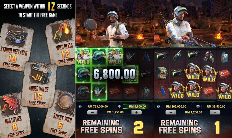 fitur freespin game pubg2