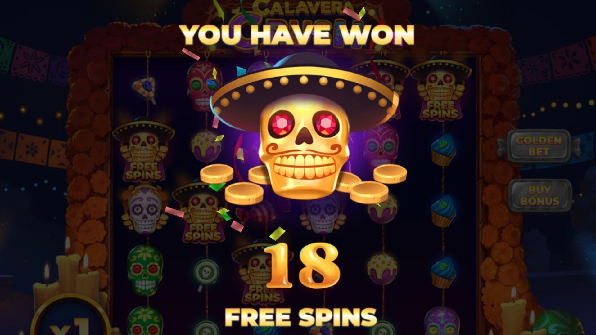 fitur freespin slot calavera crush