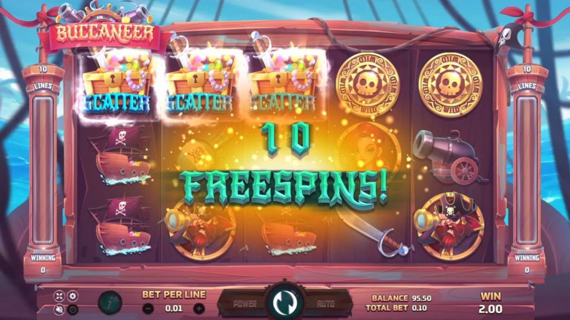 fitur game slot buccaneer deluxe