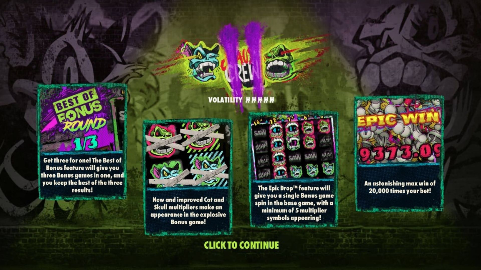 fitur game slot chaos crew 2