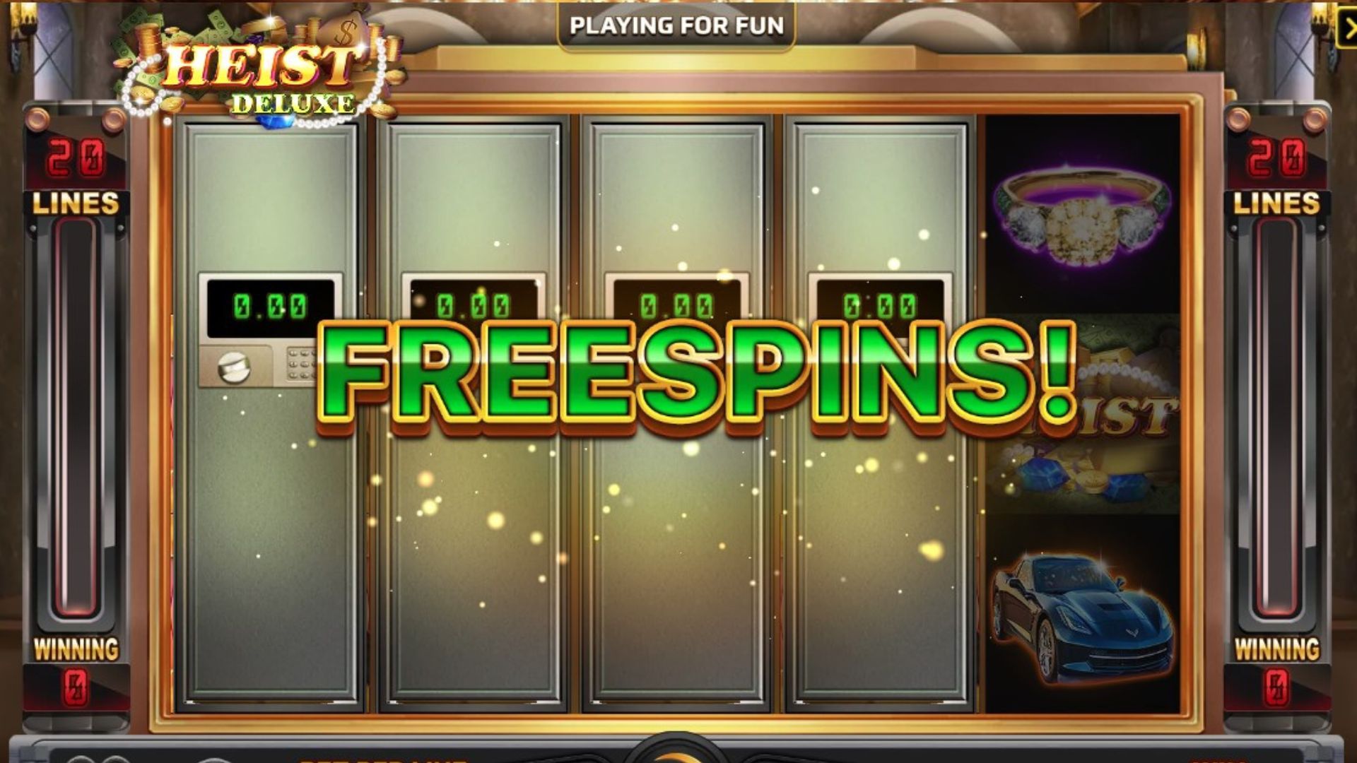 fitur game slot heist deluxe