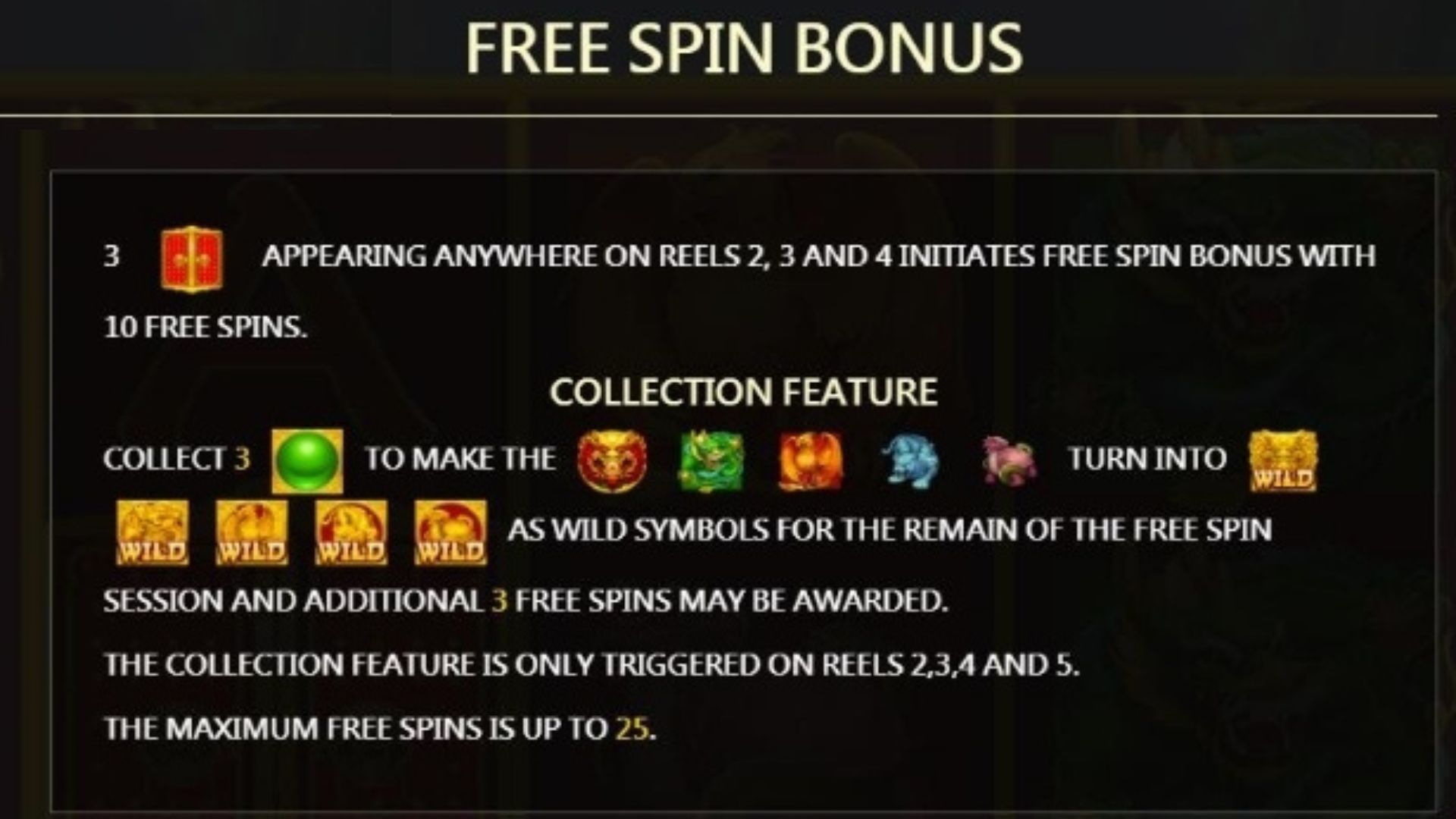 fitur game slot legendray 5