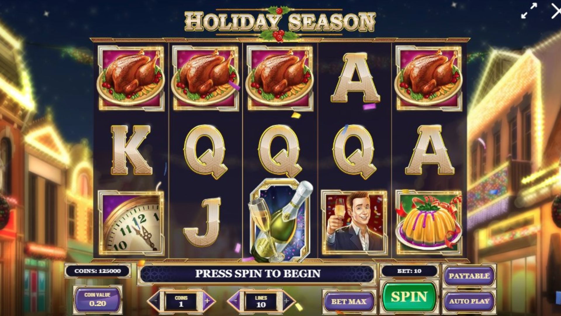 fitur holiday season