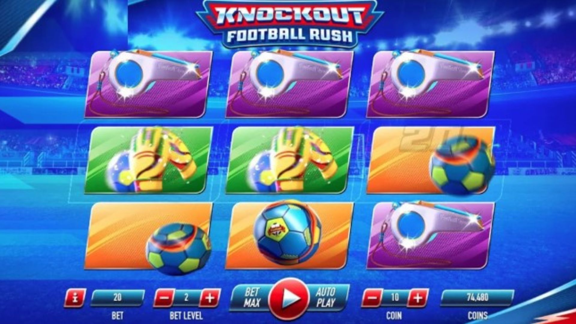 fitur knockout football rush