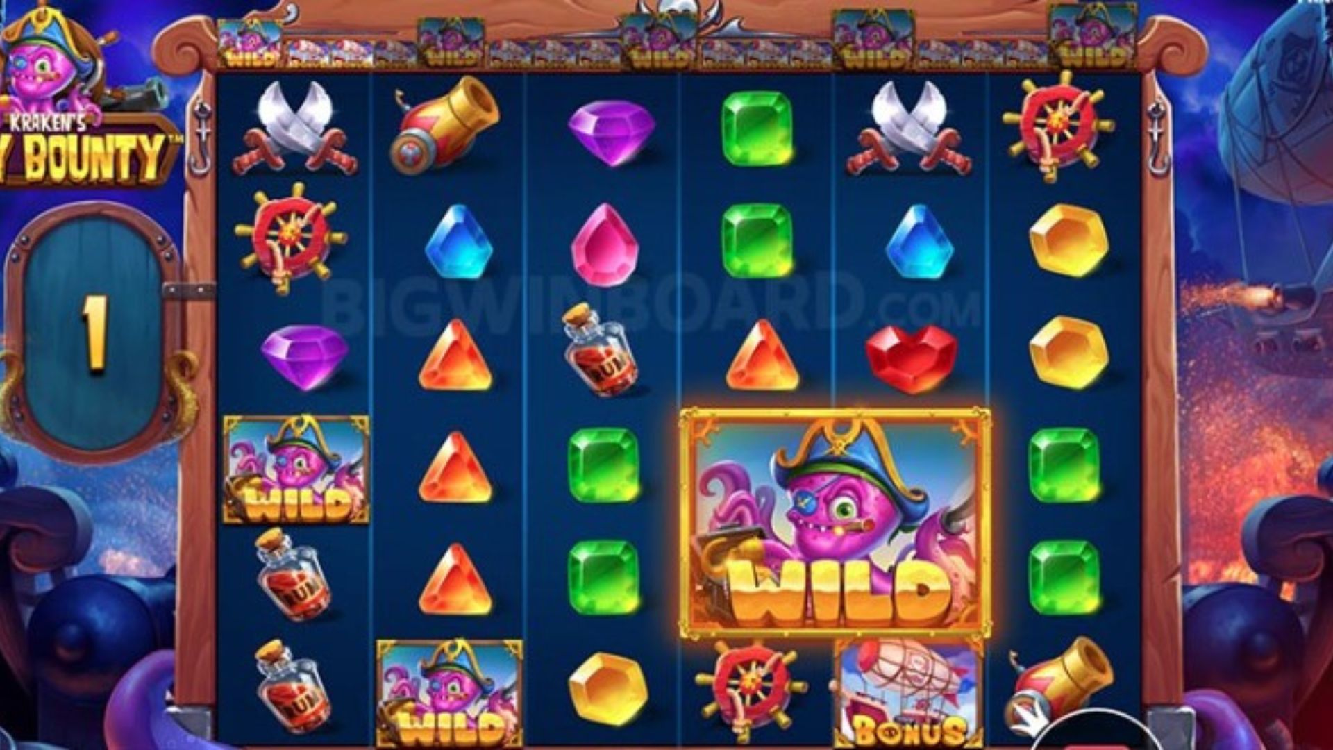 fitur kraken's sky bounty