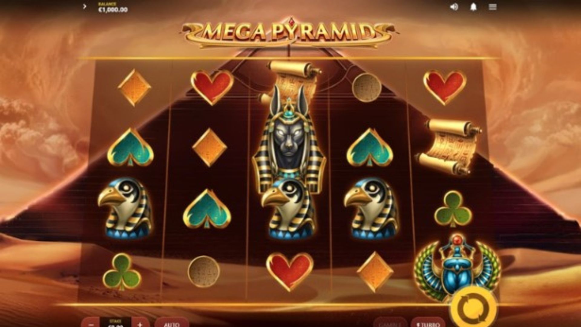 fitur mega pyramid