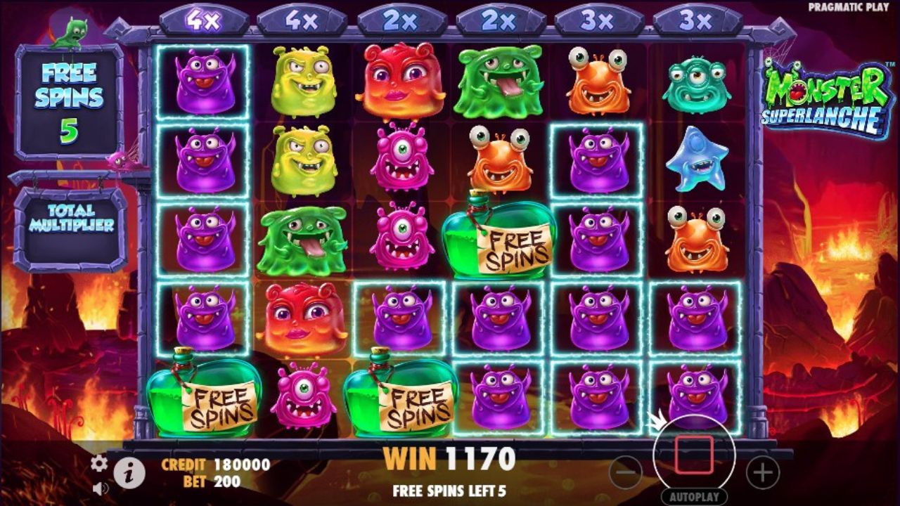 fitur slot monster superlanche