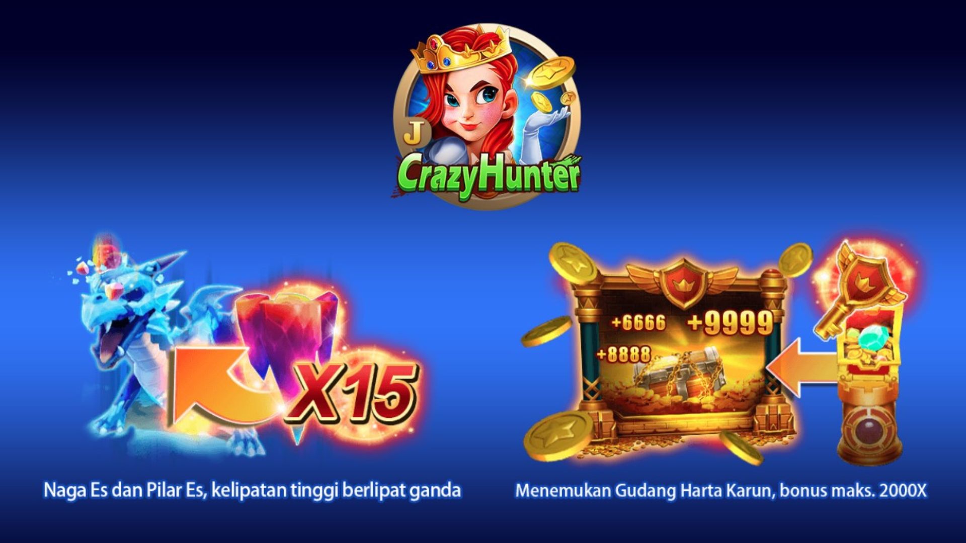 game slot online crazy hunter