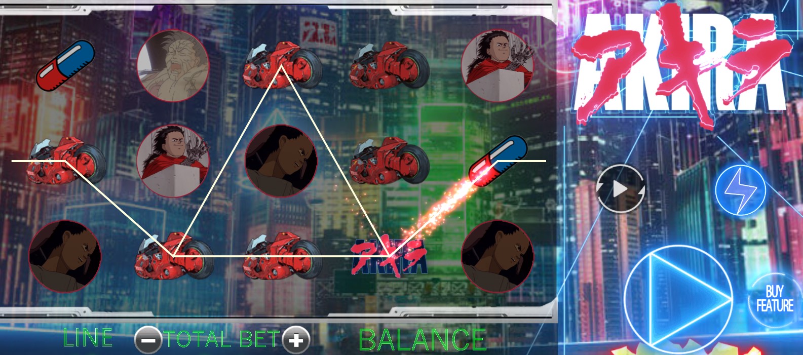 gameplay slot akira