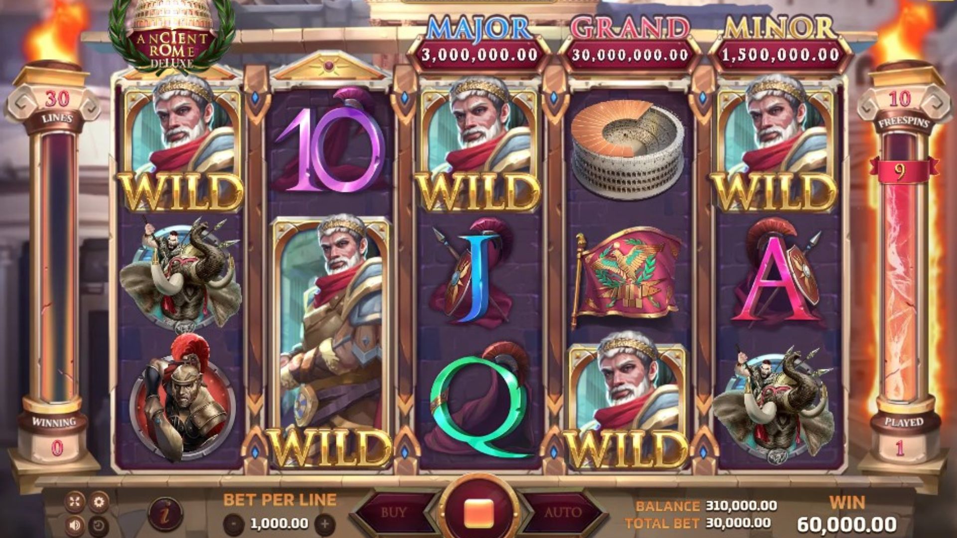 gameplay ancient rome deluxe