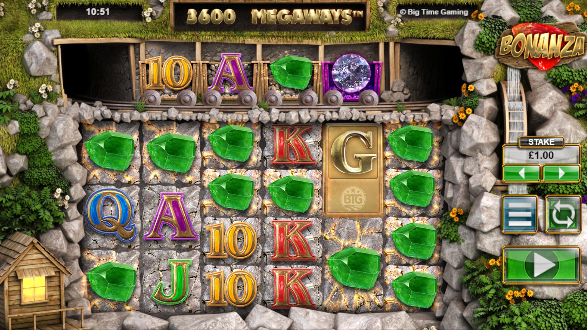 gameplay bonanza megaways