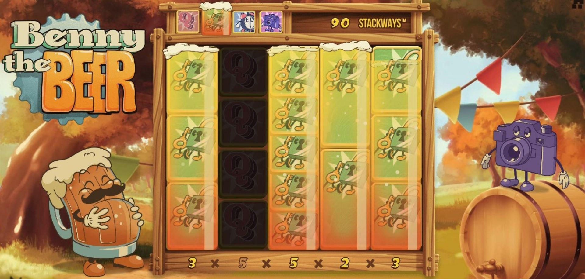 gameplay slot benny the beer