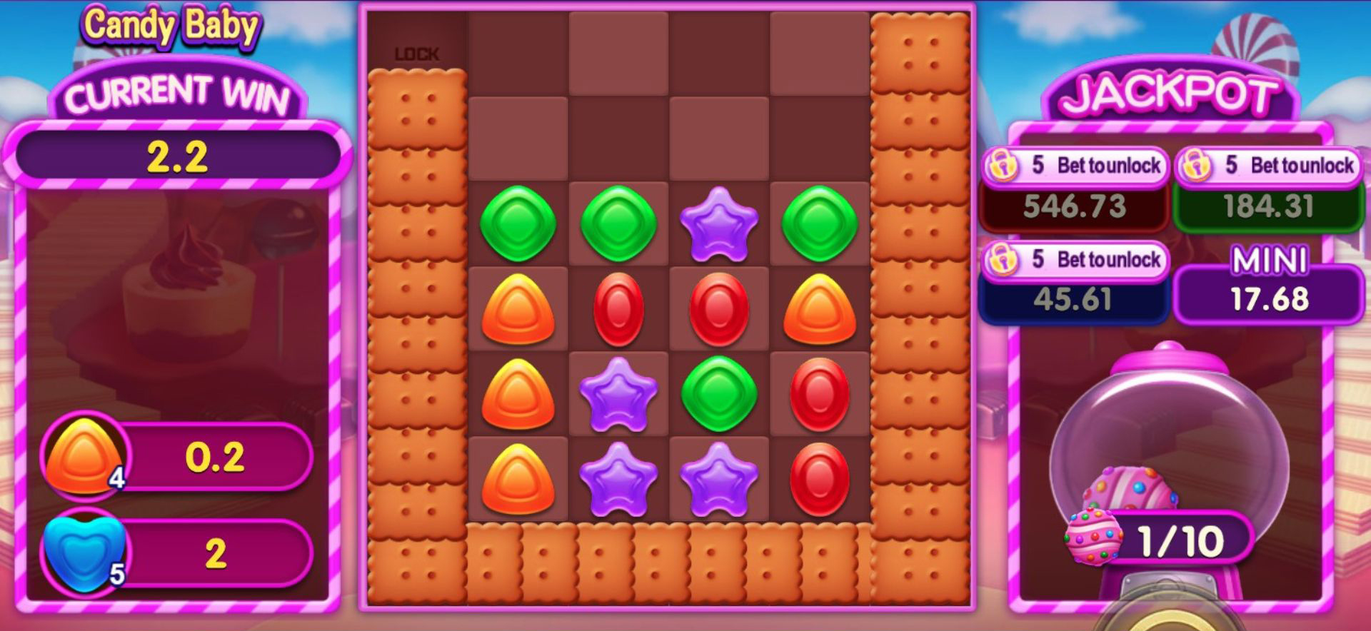 gameplay slot candy baby