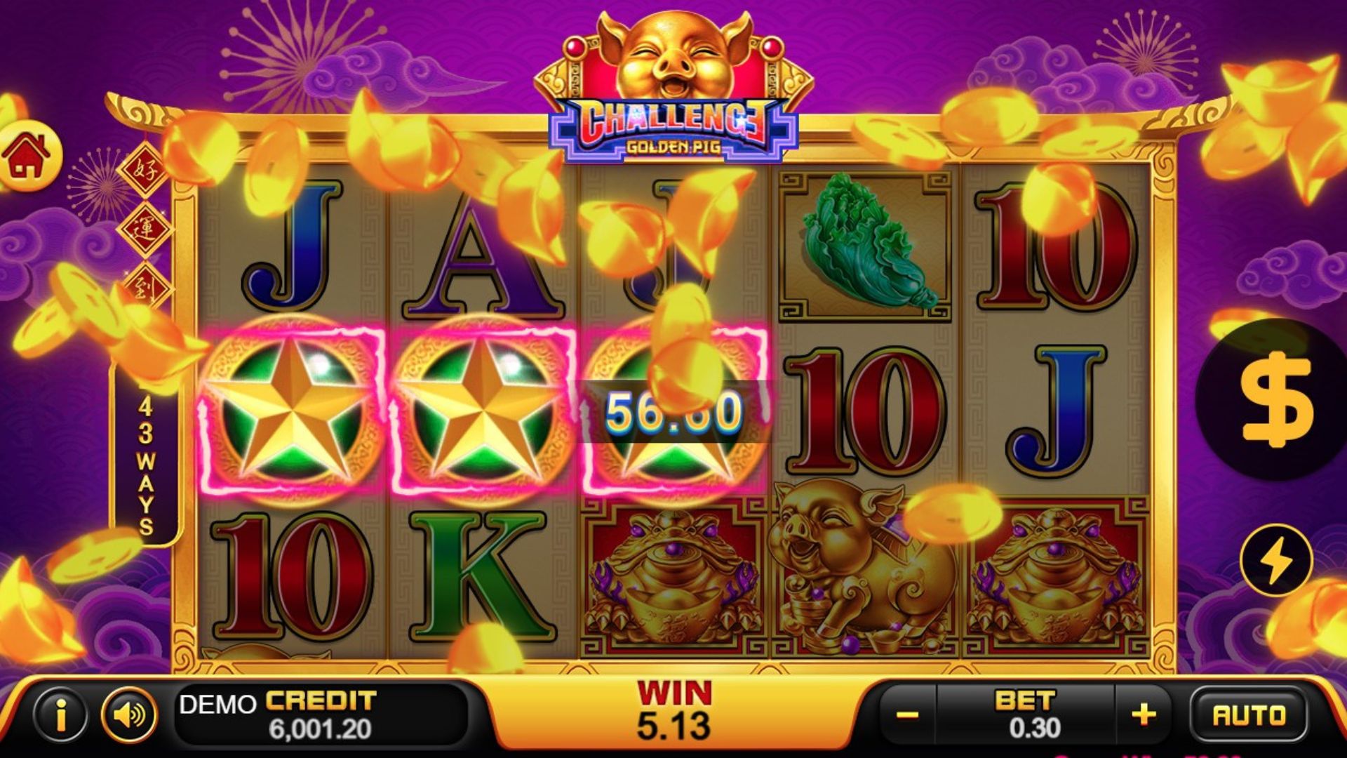 gameplay slot challenge golden pig