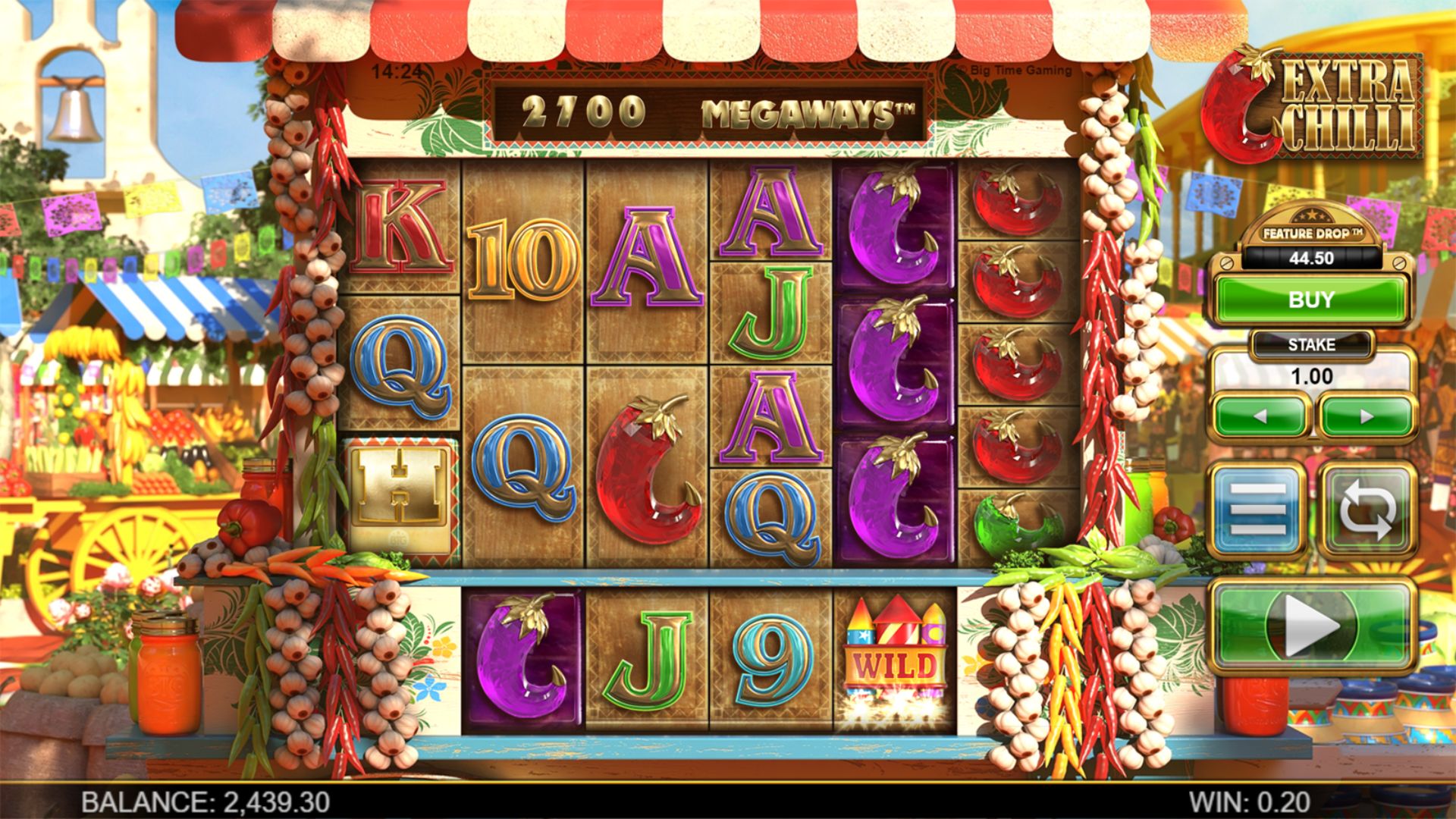 gameplay slot extra chilli megaways