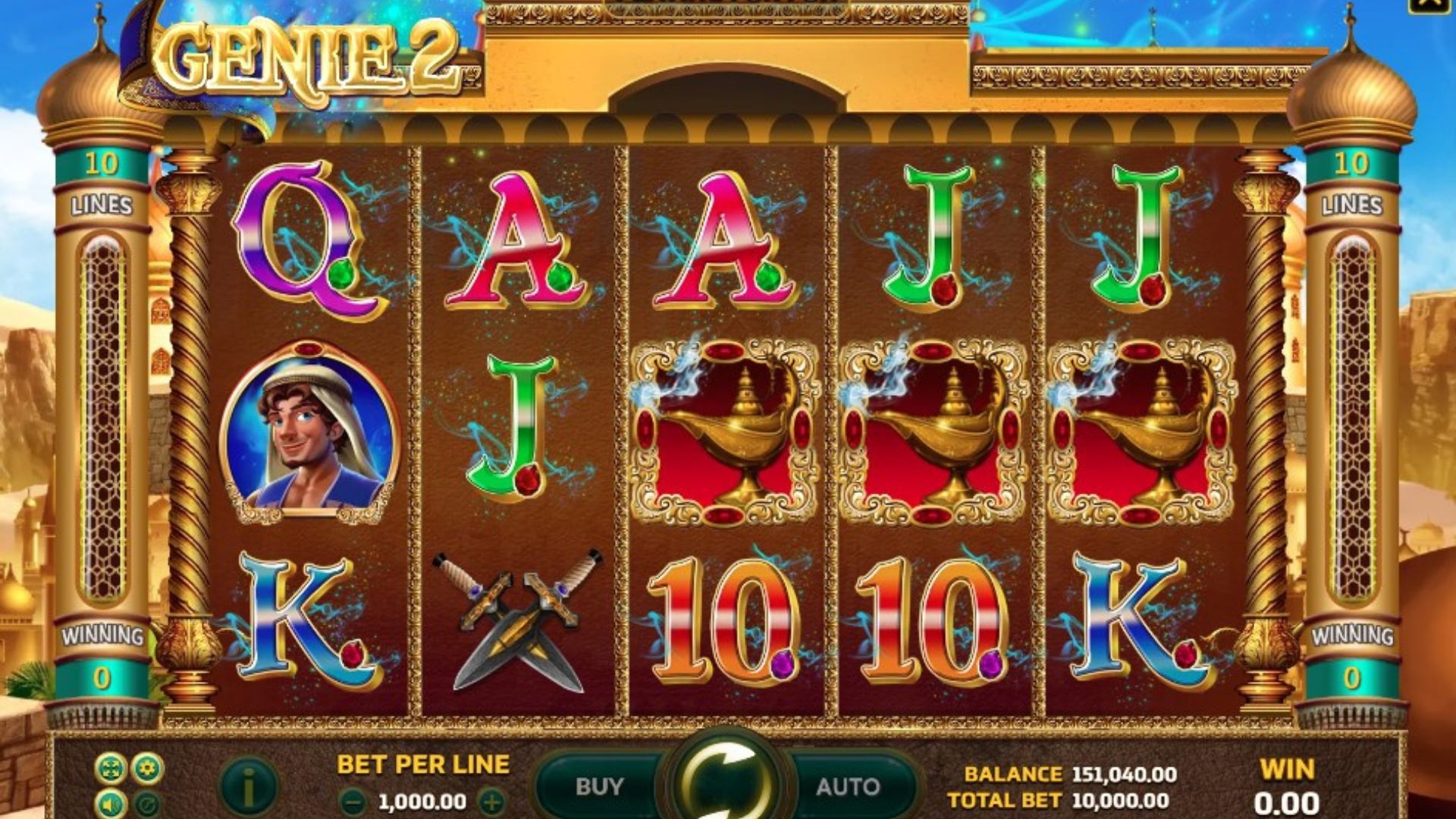 gameplay slot genie 2