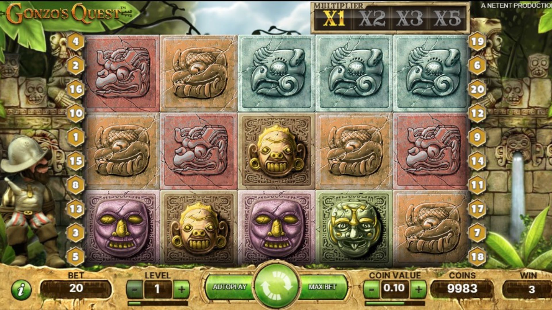 gameplay slot gonzo's quest