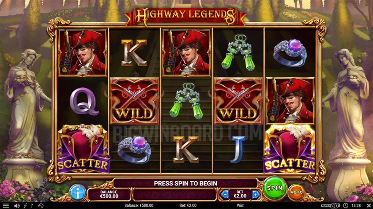 gameplay slot highway legends