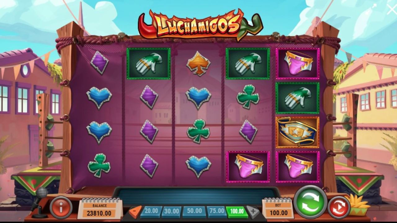 gameplay slot luchamigos