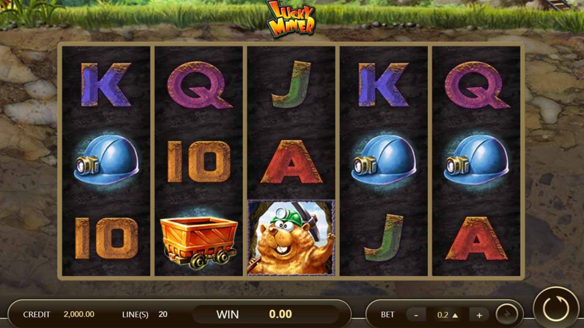 gameplay slot lucky miner