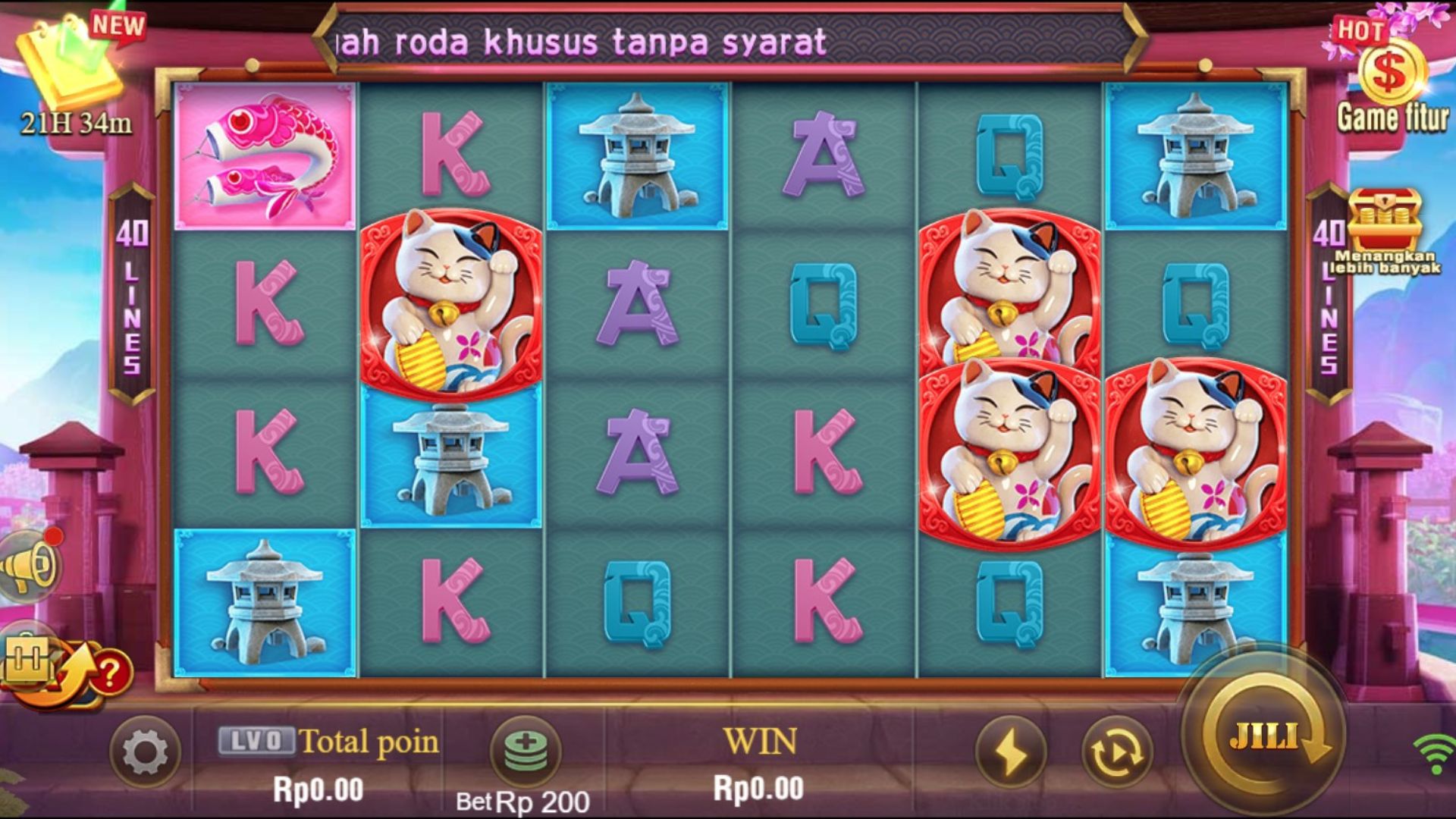 gameplay slot neko fortune